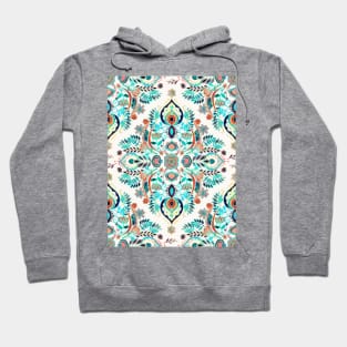 Modern Folk in Jewel Colors Hoodie